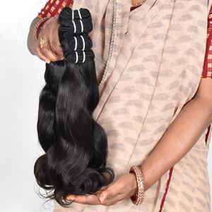 Extensiones de Cabello Humano Indio 100% Natural, Ondulado, al por Mayor Directo de Fábrica en India, Sin Procesar, de Proveedores Indios - Product Image 3