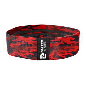Vente en gros de bande de sécurité de fitness imprimée camouflage avec logo personnalisé bande d'exercice de hanche élastique bandes de résistance usine de bandes de résistance - Product Image 2