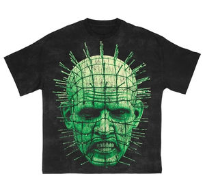 Camiseta Hip Hop gráfica personalizada para hombre en blanco con patrón de letras 100% algodón Impresión digital transpirable - Product Image 4