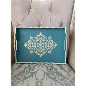 Plateau de petit-déjeuner rectangulaire personnalisé, léger, en bois, artisanat écologique, design bois, plateau 2026 - Product Image 4