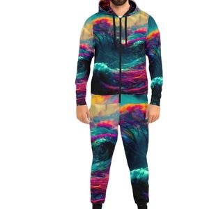 Survêtement de sublimation pour homme de qualité supérieure, vêtement adulte, vente chaude, confortable, prix abordable, avec logo personnalisé - Product Image 1
