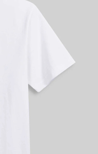 เสื้อยืดระบายอากาศได้ดีสีขาวเนื้อผ้าฝ้าย100% ป้ายโลโก้ตามสั่ง - Product Image 5