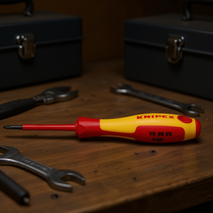 Knipex VDE Burnished Phillips <b>Screwdriver</b> for Cross Recessed Screws - Product Image 3