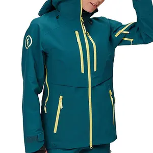 사용자 정의 스노우 보드 자켓 겨울 스노우 보드 후드 자켓 여성 스키 자켓 OEM 맞춤형 스노우 착용