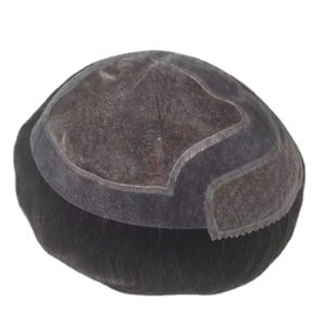 Perruque en cheveux naturels 100% humains, mono front lace, toupet, patchs, prothèse capillaire, Taz Hair BD, haute qualité - Product Image 6