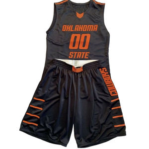 Reversible Basketball Uniform Custom Latest Basketball Jersey <b>Shorts</b> Set Comfortable Breathable High Quality Wholesale - Product Image 1