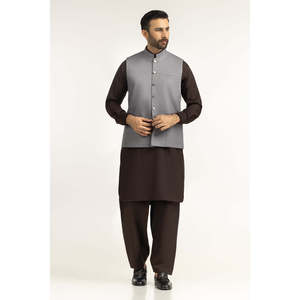 เสื้อกั๊กแบบพื้นฐานประดับกระดุม ทรงปกติ รุ่น WC-STY25-007 - Product Image 1