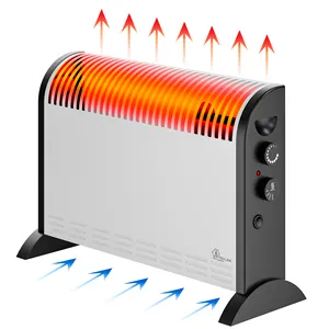 EXTRALINK CONVECTOR 히터 LCV-06 터보 & 전복 3 단계 전원 조정 750 / 1250 / 2000W 높은 난방 효율성