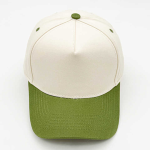 Venta al por mayor gorra de béisbol unisex de malla de 6 paneles logotipo personalizado dos tonos playa curva ajustable para adultos - Product Image 4