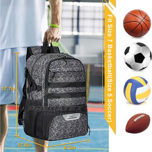 Bolsa de baloncesto de alta calidad, deportes impermeables personalizados hechos en Pakistán, mochila de baloncesto duradera - Product Image 3