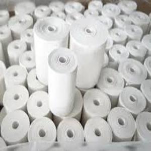 Papier thermique pour fax et reçus de caisse enregistreuse, simple couche, 80x80mm et 57x40mm, 100% pure pâte de bois, pour imprimantes POS/ATM, vente en gros OEM - Product Image 1