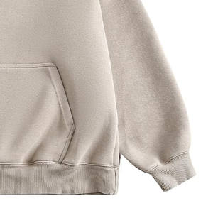 Streetwear personnalisé de haute qualité en détresse sérigraphie à capuche 100% coton Vintage à capuche lavé hommes pull à capuche - Product Image 4