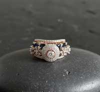 <strong>Best</strong> Selling Modern 925 Silver <strong>Moissanite</strong> Diamond With Purple <strong>Stone</strong> 925Silver Fine Ring