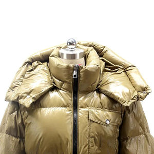 Pakistan Manufacturer's Custom Hooded Men's Puffer Jackets Breathable Windproof 100% <b>Bamboo</b> <b>Fiber</b> Winter Solid Color - Product Image 4