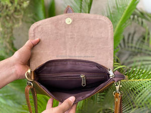 Sac à main marron en cuir véritable, sac de Style attrayant, sac à bandoulière en cuir imprimé Animal, sacs élégants - Product Image 6