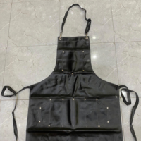 Tablier de Barbier SUNSTAR IMPEX SSI-A2 en Cuir Imperméable de Haute Qualité, Résistant à la Décoloration, avec Poches, Couleur et Logo Personnalisables