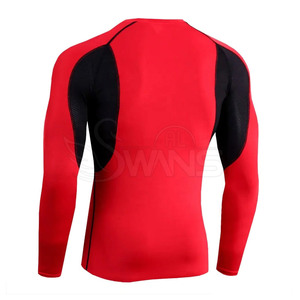 Camisetas de Compresión para Hombre con Logotipo Personalizado, Secado Rápido, Manga Corta, Spandex/Poliéster, Transpirables, Servicio OEM - Product Image 2