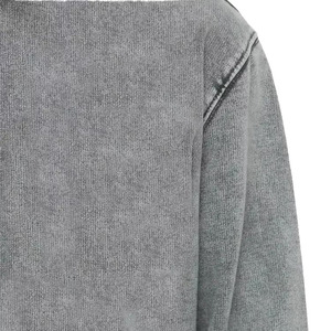 เสื้อกันหนาวมีฮู้ดสำหรับผู้ชายเสื้อครอปไซส์ใหญ่พิเศษทำจากผ้าฝ้าย500 GSM - Product Image 5