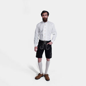 Pantalones cortos alemanes bávaros Lederhosen con tirantes 2025 pantalones cortos Oktoberfest pantalones cortos tradicionales - Product Image 2