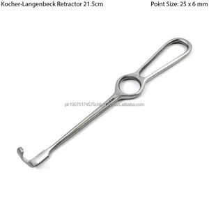 ชุดเครื่องมือผ่าตัดสแตนเลส 9 ชิ้น Kocher Langenbeck ขนาด 21 ซม. แบบปลายทู่ ได้รับการรับรองมาตรฐาน CE ISO รับผลิตแบบ OEM และติดฉลากสินค้าภายใต้แบรนด์ของลูกค้า - Product Image 6