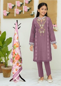 New Latest Premium Silk <b>Women's</b> Embroidery Handwork Sleeve Pant Heavy Digital Print Duptta <b>Kurta</b>/Kurti Dhwaja Export - Product Image 4