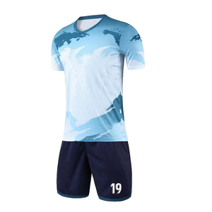 เสื้อฟุตบอลระบายอากาศได้ดีเสื้อฝึกพิมพ์โลโก้แบบซับลิเมชันปรับแต่งได้ - Product Image 6