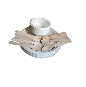 Fournisseur en gros bols ronds jetables en bagasse 180ml pièces Beige inde fabricant - Product Image 4