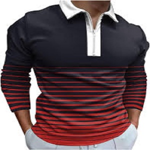 T-shirt polo pour homme Vendeurs indiens 100% coton avec polyester Diverses méthodes d'impression en stock à vendre - Product Image 5