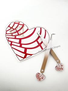 Latest Sustainable Acrylic Heart Shape Lash Tile With KeyChain & <b>Magnet</b> For <b>Eyelash</b> Extension Tweezer Custom Lash Tile Available - Product Image 5