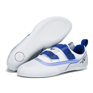 รองเท้าปีนเขาแบบมืออาชีพสำหรับขายส่ง ทำจากไมโครไฟเบอร์ หัวแหลม ใช้ได้ทั้งในร่มและกลางแจ้ง สำหรับปีนบouldering สายรัดแบบเวลโครคู่ พื้นยางกันลื่น จำหน่ายจำนวนมาก - Product Image 2