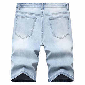 Custom <b>Patch</b> Embroidery Casual Streetwear <b>Men</b> Denim <b>Shorts</b> Summer Wear High Quality <b>Men</b> Denim <b>Shorts</b> - Product Image 2