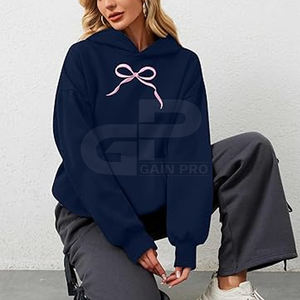 Sweats à capuche surdimensionnés pour femmes 2025 avec design épaules tombantes et tissu intérieur doux - Product Image 4