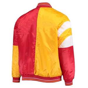 Blouson aviateur pour homme le plus vendu, doublé de satin, 100% coton, imperméable et respirant, broderie personnalisée, conception OEM - Product Image 4