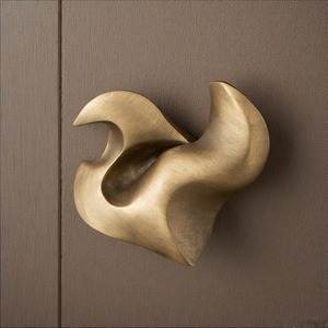 Perilla de puerta IronBloom con diseño floral rústico con acabado envejecido, manija de cajón de armario para Villa, muebles de Hotel, apartamento - Product Image 1