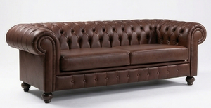 Nouvelle arrivée ARSU, canapé de bureau moderne et durable, en cuir PU, pieds en plastique, deux places, forme ovale, accoudoirs encastrés, canapé d'attente, hôtel - Product Image 1