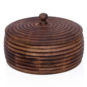 Caja de madera para chapati tallada a mano, fabricada en India, de alta calidad, tamaño personalizado, gran demanda en India, hecha a mano. - Product Image 6