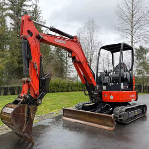 Excavadora Compacta de Orugas Kubota U35-4 de 3.5 Toneladas 2020 con Giro de Cola Cero, Miniexcavadora para Excavación - Product Image 1