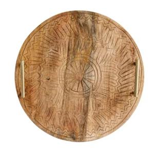 Bandeja de madera de calidad estándar hecha a mano para el hogar, vajilla, Decoración de mesa, servicio de cocina, Catering, desayuno, bandejas para servir comida - Product Image 2