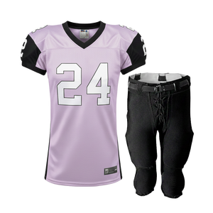 Maillot de football américain personnalisé pour femmes adultes, uniforme de match, jersey, 200GSM polyester, vêtements de sport - Product Image 6