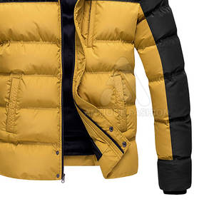 Low Price High Quality Custom Logo Printed <b>Men</b> Puffer Jacket Plus Size Customized Puffer Jacket For <b>Men</b> - Product Image 3