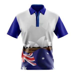 เสื้อโปโลแขนสั้นสำหรับผู้ใหญ่เสื้อกีฬาโบว์ลิ่งบริการฟิตเนสเสื้อกีฬาแห้งเร็ว - Product Image 4