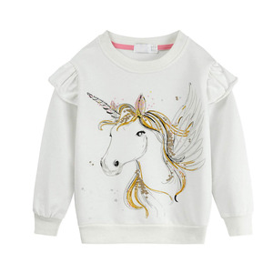 Girls Round Neck <b>Sweatshirt</b> With <b>Long</b> Sleeves Modern Girls Fashion <b>Sweatshirt</b> Custom Logo Size And Colors OEM Service Cheap Rate - Product Image 5