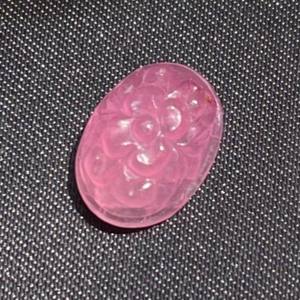 Piedra preciosa tallada a mano de lujo, tamaño 25 a 30MM, forma ovalada, cuarzo rosa, tallado, piedra suelta Natural, uso para hacer joyas - Product Image 5