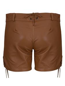 Custom Made Original Leather Unisex <b>Lederhosen</b> Shorts High Waist Windproof Casual Style Embroidered Breathable for <b>Women</b> - Product Image 2