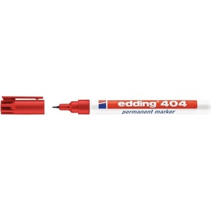Paquete de 10 Marcadores de Punta Redonda Rojos 404 de EDDING, Ancho de Línea de 0.75 mm - Product Image 1
