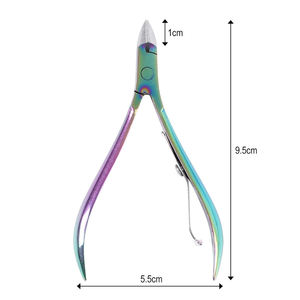 High Quality Manicure Tool Nail Cuticle Nipper Professional Stainless Steel <b>Sharpening</b> Nail Nipper Colorful Nail Cuticle Nippers - Product Image 2