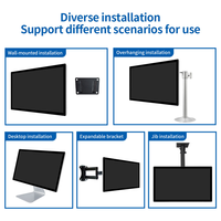 PC industriel étanche IP65 avec écran tactile intégré et Wi-Fi pour équipement d'automatisation
