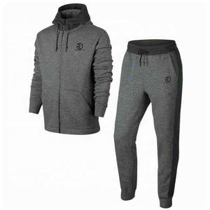 Chándales de lana de algodón de primera calidad, ropa deportiva, conjunto de pantalones de dos piezas, sudadera con cremallera - Product Image 1