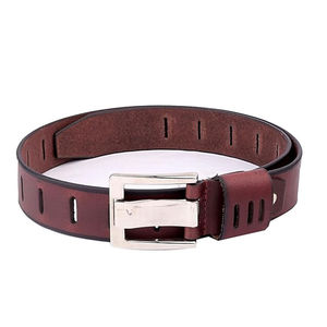 Ceinture en cuir véritable pour homme de haute qualité, nouvelle conception, fabrication artisanale / Ceinture en cuir pour homme à boucle rotative à épingle, très vendue - Product Image 4