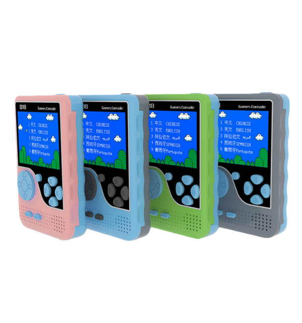 Q18 500-in-one Retro Handheld Game Console 3.0 Inch Color Screen Portable Video Game Player Support TV Output Dual Player